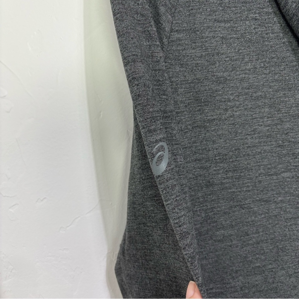 Asics Women's Athletic Full zip Activewear Hoodie Jacket Small Dark Gray Running - Picture 4 of 11